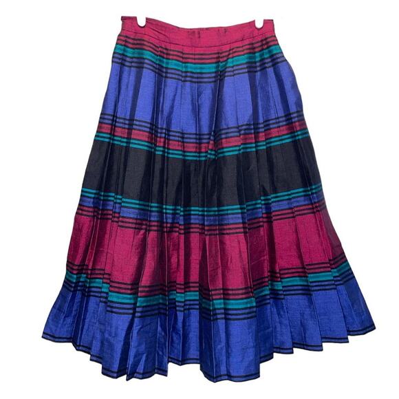 Perry Ellis Portfolio Vintage Stripe Skirt Jacket Suit Set - Picture 4 of 16